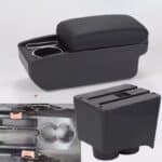 Accoudoir polo 4 coutures noires