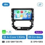 Autoradio Polo 4 CarPlay & Android Auto 2go +64Go style B