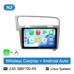 Autoradio golf 7 Carplay + android Linux system
