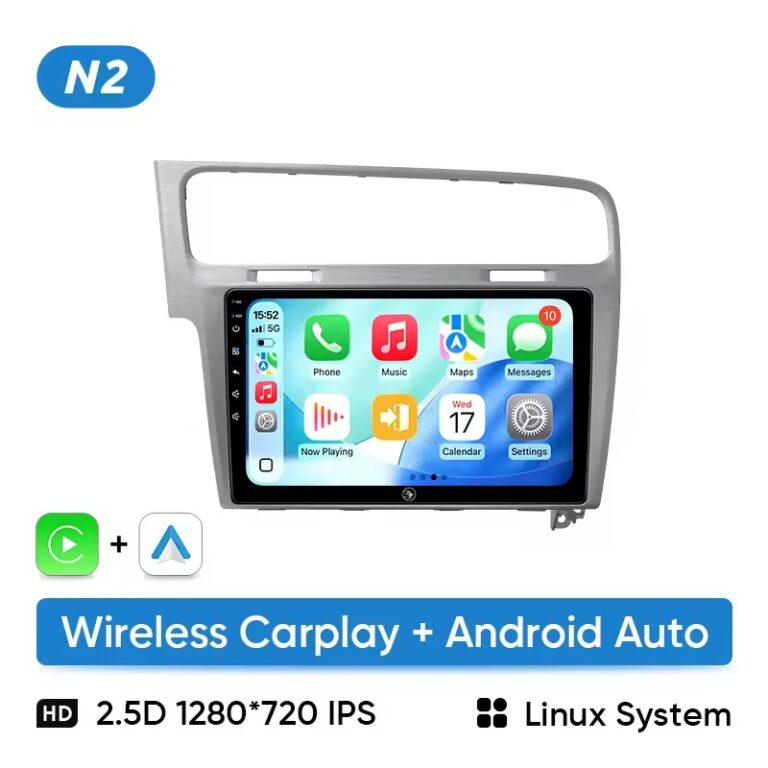 Autoradio golf 7 Carplay + android Linux system