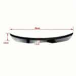 Becquet pour Golf 5 – Spoiler arrière noir ou effet fibre de carbone dimensions