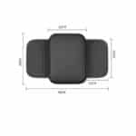 Coussin accoudoir central voiture GTI