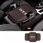 Coussin accoudoir central voiture GTI marron