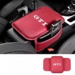 Coussin accoudoir central voiture GTI rouge