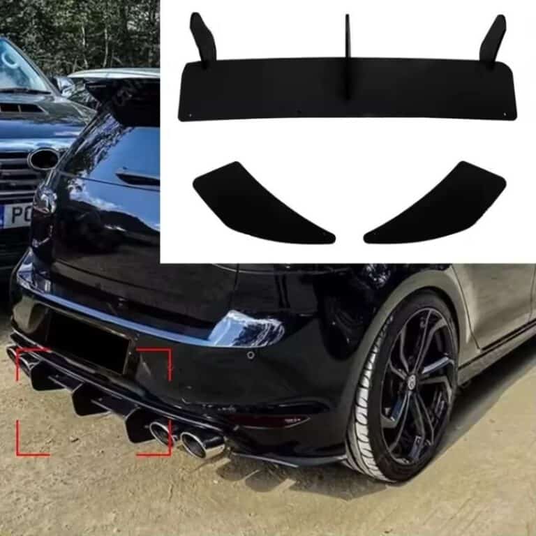 Diffuseur arrière double sortie Golf 7 R