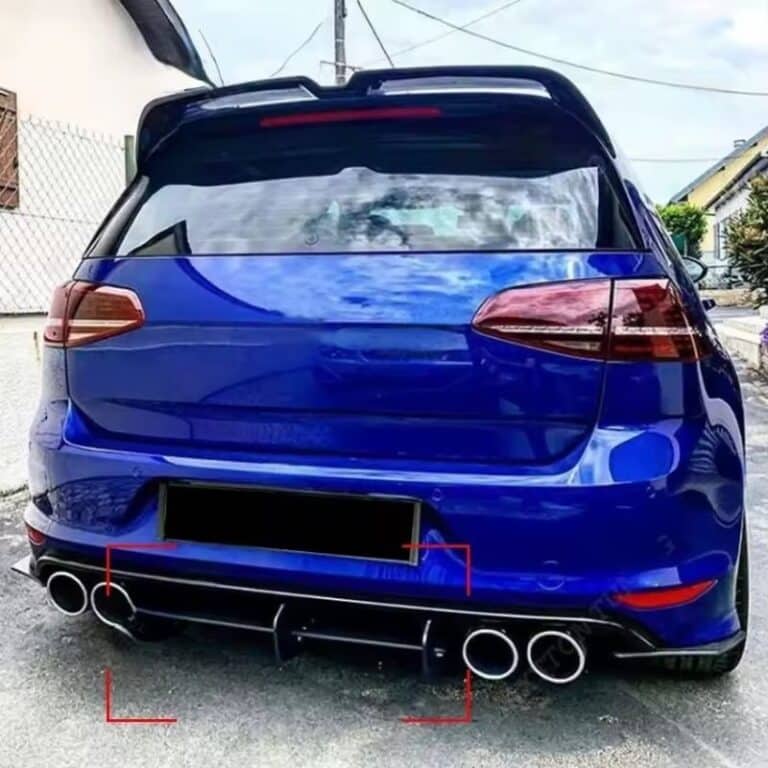 Diffuseur arrière double sortie Golf 7 R image 2