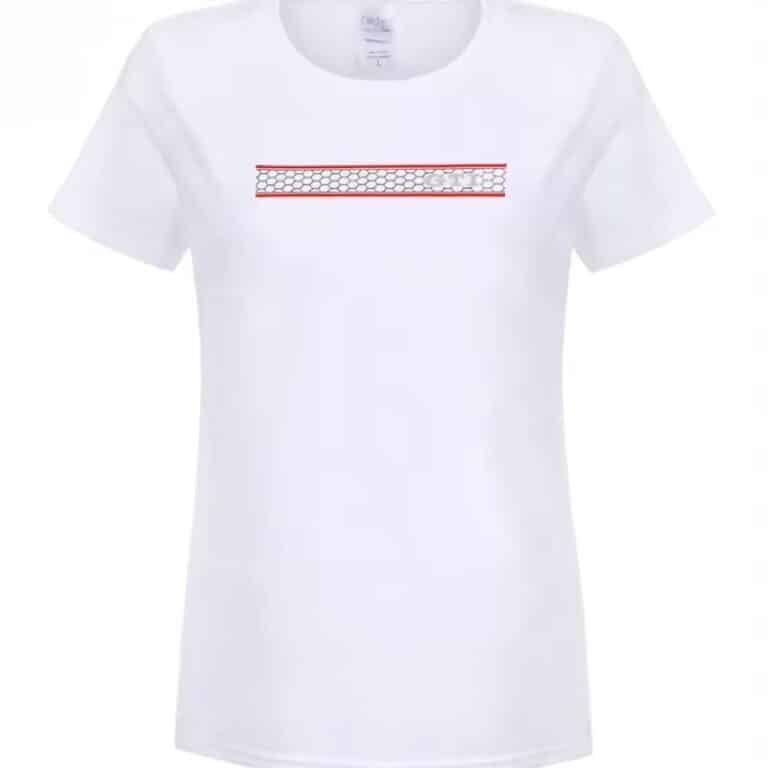 GTI T-shirt femme 100% coton blanc