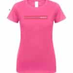 GTI T-shirt femme 100% coton rose