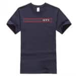GTI T-shirt homme 100% coton bleu marine
