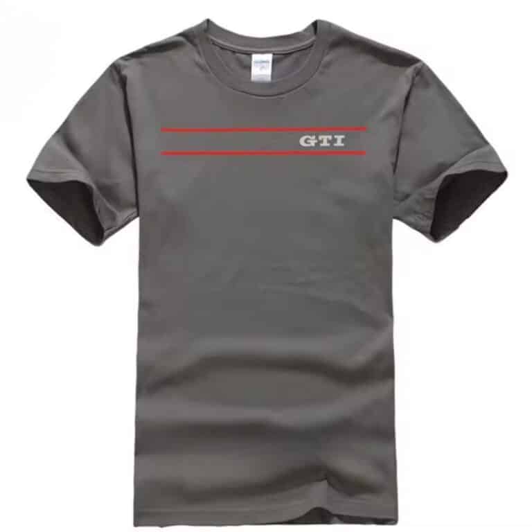 GTI T-shirt homme 100% coton gris
