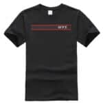 GTI T-shirt homme 100% coton noir
