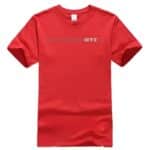 GTI T-shirt homme 100% coton rouge