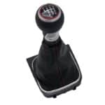 Pommeau de vitesse Golf 5 (6 vitesses) Pommeau rouge coutures rouges