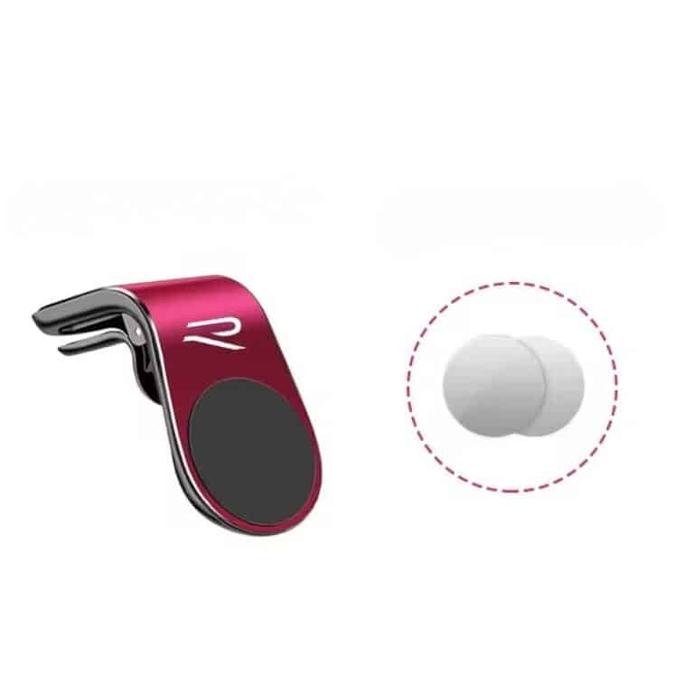Support téléphone voiture magnétique VW R rouge