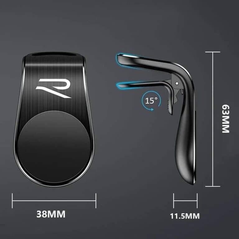 Support téléphone voiture magnétique VW dimension