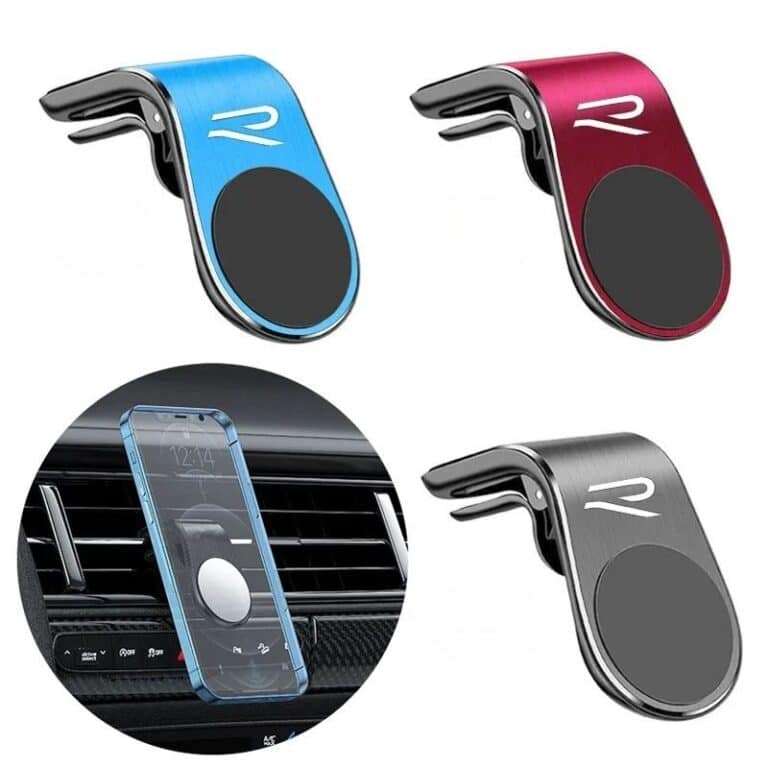 Support téléphone voiture magnétique VW rouge bleu noir