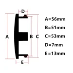 Cache moyeu VW 56mm