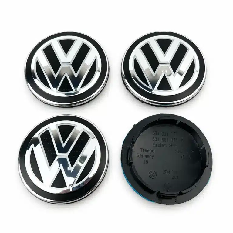 Cache moyeu VW 65mm - 65 mm motif angulaire